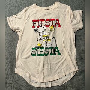Snoopy and Woodstock T shirt
Fiesta til siesta!
